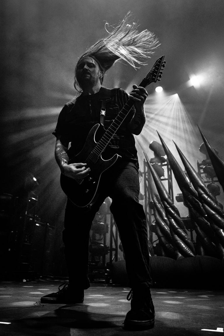Bleed From Within performing live at AEC Theatre in Adelaide